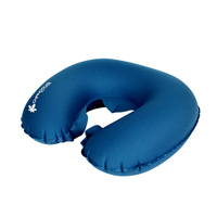 Oreiller de voyage gonflable en TPU souple en forme de U, léger, pour voiture et camping, vente en gros