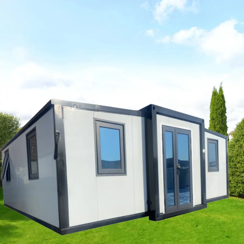 Pre-made Portable Building 20ft 40ft Expandable Homes Prefab Expandable Container House Home OfficeSolar powered small houses