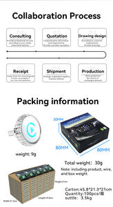 Boîtier de streaming 2-en-1 pour voiture, adaptateur CarPlay sans fil, port USB, dongle CarPlay Android Auto - Product Image 6