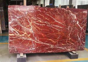 Design d'intérieur et décoration avec comptoirs en quartzite rouge poli de luxe, application intérieure de luxe, design graphique en marbre - Product Image 4