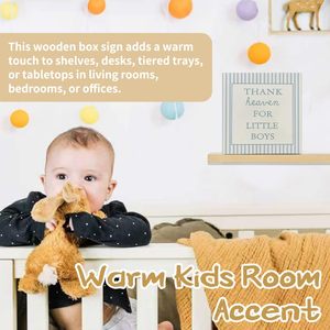 Letrero de Madera Motivacional de Doble Uso de 5 x 5 Pulgadas con Frase Positiva: Puedes Hacer las Cosas Difíciles, para el Aula, Dormitorio Infantil, Sala de Juegos, Pared - Product Image 3