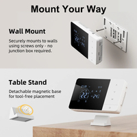 Termostato Inteligente para el Hogar RKHK, Control por Aplicación WiFi Tuya, Termostato de Habitación para Calefacción por Suelo Radiante, Caldera de Gas, Apartamento