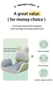 GT 3D Mesh Home <b>Office</b> <b>Chair</b> Shiatsu Heating Vibration Rotation Massage Cushion Full <b>Back</b> Waist Hips Kneading Relieves Soreness - Product Image 4