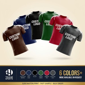 Uniforme de Fútbol para Hombre, Tela de Malla Transpirable, Estampado, Cuello en V, Cintura Elástica, Conjunto de Camiseta de Fútbol, Diseño Personalizado de Alta Calidad - Product Image 2