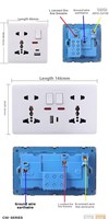 Modul Saklar Pintar WiFi LangYeao Mini 40x40mm 2-Arah IP21 Matter 10A Apple HomeKit Alexa Google Home Timer Terbuat dari PC yang Tahan Lama