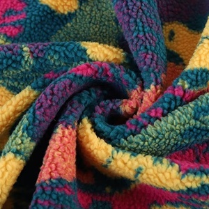 Bán Sỉ Lông Giả Tùy Chỉnh Vải <span class=keywords><strong>Polyester</strong></span> Ấm Áp Dệt In Hình Lông Cừu Sherpa Thoáng Khí 160Cm - Product Image 2