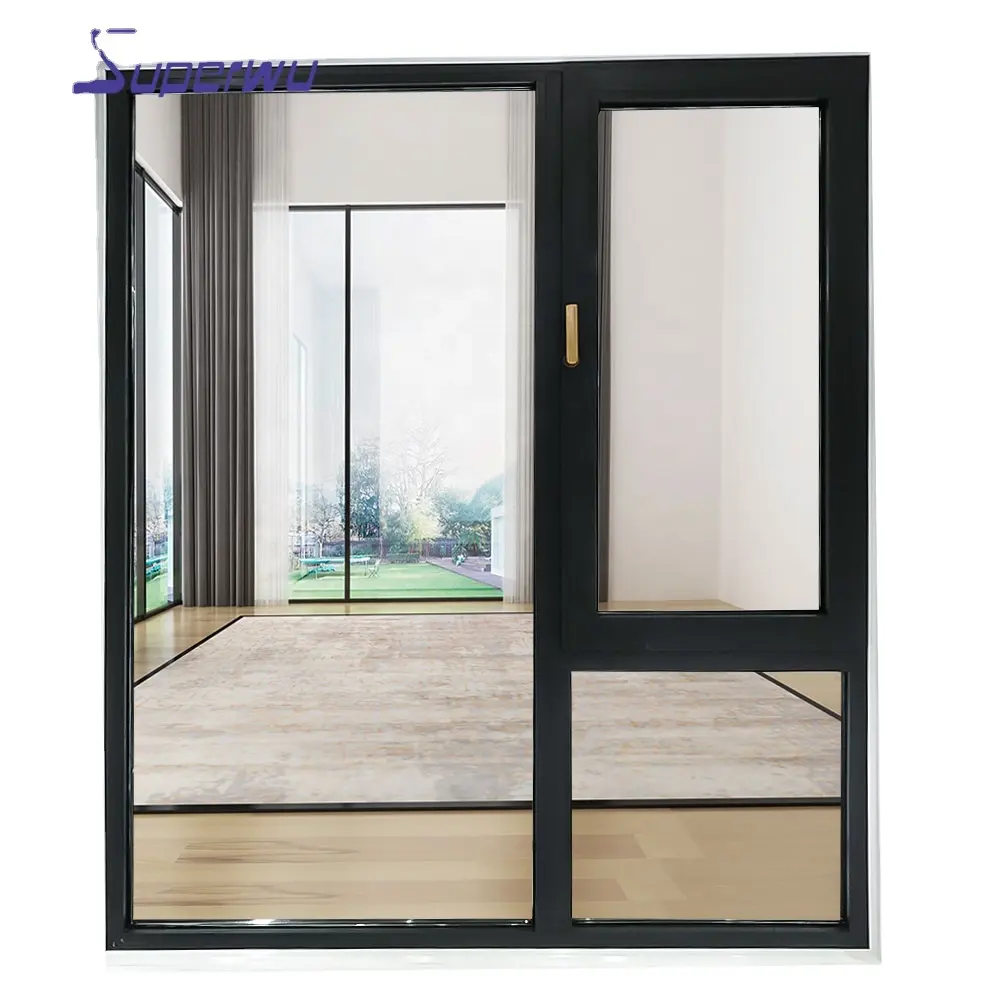 Factory Direct Sale North American Canada aluminum New house Design high energy saving tilt and turn window and door
