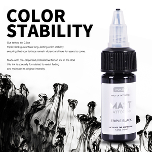 Encre de tatouage <span class=keywords><strong>Dragonhawk</strong></span> Triple Black Color 60ML1oz pour tatouage - Product Image 6