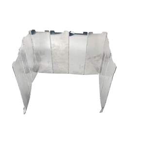 10 plaques pliable cuisinière à gaz pare-brise Camping en plein air <span class=keywords><strong>cuisson</strong></span> brûleur coupe-vent écran en alliage d'aluminium extérieur poêle vent Shied - Product Image 2