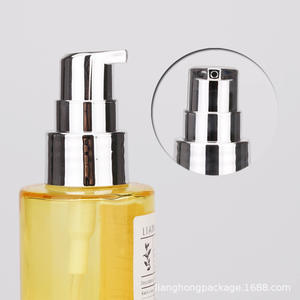 Botella de emulsión de 30ml, crema para el cuidado de <span class=keywords><strong>la</strong></span> piel en amarillo claro y verde con tapa de bomba de <span class=keywords><strong>plata</strong></span> - Product Image 3