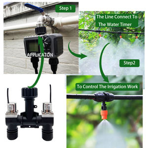 Accueil Jardin <span class=keywords><strong>arrosage</strong></span> <span class=keywords><strong>automatique</strong></span> électrovanne électronique <span class=keywords><strong>clapet</strong></span> <span class=keywords><strong>anti</strong></span>-<span class=keywords><strong>retour</strong></span> flexible pour le contrôle de l'irrigation - Product Image 6