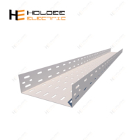 HOLDEE - Plateau de câblage perforé pré-galvanisé ventilé - Différentes tailles