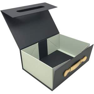 Caja de regalo plegable personalizada de lujo CHING <span class=keywords><strong>TA</strong></span> con asa y cierre magnético para características de alimentos Logotipo personalizado Estampado muestra gratis - Product Image 5