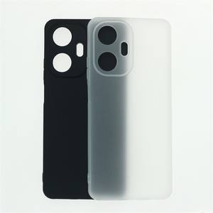 Produttore all'ingrosso opaco TPU custodie morbide smerigliate Cover posteriore in Silicone custodia per cellulare Oppo <span class=keywords><strong>Realme</strong></span> <span class=keywords><strong>C55</strong></span> 4G nero - Product Image 1