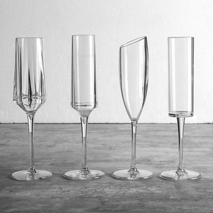 Verres à <span class=keywords><strong>champagne</strong></span> en plastique jetables incassables de qualité artisanale en gros - Product Image 2