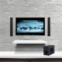 2.1CH TV Rumah Nirkabel Soundbar Dilepas BT V5.0 Speaker HiFi 3D Stereo Pasif Kuat Subwoofer Dukungan AUX Optik RCA USB