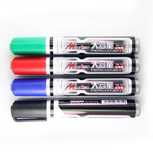 Juego de Marcadores Permanentes Personalizados a Prueba de Agua con Punta de Cincel de 6 mm, Tamaño Jumbo, para Uso Industrial en Madera, Metal, Plástico, Piedra y Vidrio, Paquete de 4 - Product Image 2