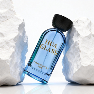 Flacone di Profumo Vuoto Quadrato Trasparente di Lusso Personalizzato da 30ml 50ml 100ml con Pompa Spray <span class=keywords><strong>e</strong></span> Tappo in Legno, Confezione Regalo - Il Più Venduto - Product Image 3