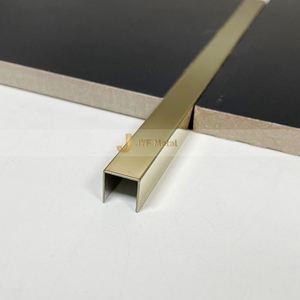 LL102 Échantillon Gratuit Profilé de Carrelage en Acier Inoxydable en Forme de U, Bande de Finition Chromée Polie pour Appartement, Durable et Étanche - Product Image 2