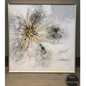 Vendita calda Poster moderno colore lamina d'<span class=keywords><strong>oro</strong></span> arte 100% <span class=keywords><strong>pittura</strong></span> a olio fatta a mano su tela per soggiorno Wall Art - Product Image 6