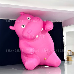 Aufblasbares Nilpferd aufblasbares Flusspferd aufblasbares Nilpferd für Dekoration oder Werbung - Product Image 2