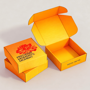 Bao Bì Sóng Quần Áo Hộp Bưu Phẩm Tùy Chỉnh Hấp Dẫn Giá Hot Bán Kraft Xách Tay Phân Hủy Sinh Học Vật Liệu Môi Trường - Product Image 4