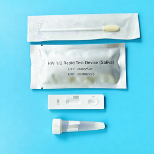 ชุดตรวจเอชไอวีใน<span class=keywords><strong>น้ำลาย</strong></span> CE IVDR ISO13485 ผลเร็วภายใน 20 นาที <span class=keywords><strong>ตรวจ</strong></span>หาเชื้อไวรัส สำหรับการตรวจสอบโรคระบาดในห้องปฏิบัติการ - Product Image 2