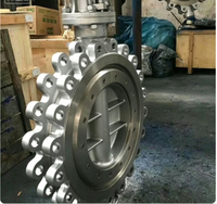 Edelstahl-Absperrklappe mit Metallsitz und Dreifach-Exzenter für Thermalöl- und Wärmetauschsysteme