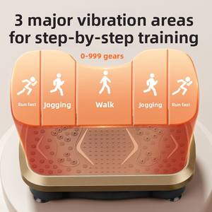 Vente directe d'usine, plaque vibrante brûle-graisses, utilisation à domicile, amincissement du corps entier, mise en forme musculaire, exercice, charge maximale de 150 kg, puissance de 200 W - Product Image 2