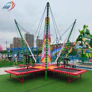 Terrain de jeu d'aventure Équipement de parc d'attractions Bungee Attraction Rides Trampoline de saut à l'élastique à vendre - Product Image 1