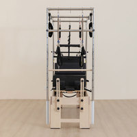 Table de Pilates Reformer en bois d'érable 3-en-1 Cadillac, personnalisable, pour l'entraînement professionnel des jeunes