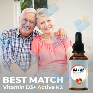 قطرات فيتامين د3 وك2 السائلة عالية الجودة OEM/ODM/OBM لدعم العظام والجهاز ومستويات الطاقة - Product Image 3