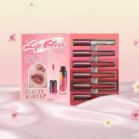 Palette de fards à paupières IGOODCO, vente directe usine, avec 6 rouges à lèvres, résistante à l'eau, best-seller TikTok, personnalisable