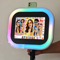 Photomaton portable pliable pour iPad, iPad Roamer, cabine photo portable pour mariage, fête, événement, location
