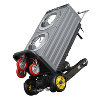 Carretilla Eléctrica para Subir Escaleras, Capacidad de Carga 400 kg, con Neumáticos Sólidos, para Mudanzas y Transporte