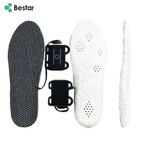 Nouvelles semelles chauffantes pour les pieds, absorption des chocs, talon thermique, type C rechargeable, chauffage électrique, semelles en PU pour chaussures