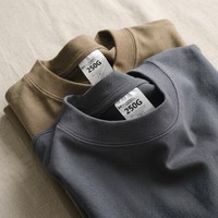 T-shirt personnalisé 250 g/m² 100 % coton pour homme, uni, épaules tombantes, écologique, fabricant de vêtements de Guangzhou, vente en gros