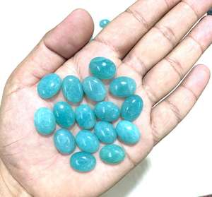 อะเมโซไนต์ธรรมชาติแบบขายส่ง พลอยโอปอลสีเขียวสำหรับทำสร้อยคอ ขนาดปรับเทียบได้ รับรองโดย IGI - Product Image 4