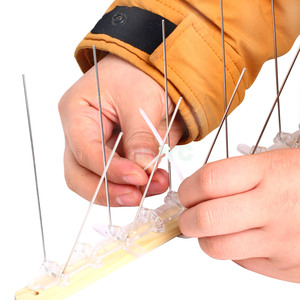 Haierc Pointes Offre Spéciale <span class=keywords><strong>anti</strong></span>-oiseau SUS304 Pointes Base en plastique Pointes de contrôle des pigeons Pointes <span class=keywords><strong>anti</strong></span>-oiseaux - Product Image 4