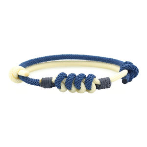 Personnalisation de petits lots Logo gravé accepté plus de couleurs Nœud nautique corde <span class=keywords><strong>ancre</strong></span> Bracelet hommes - Product Image 1