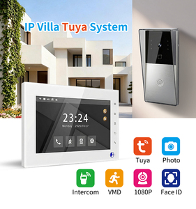 ขายตรงจากโรงงาน ชุดอุปกรณ์อินเตอร์คอมวิดีโอ IP พร้อมกริ่งประตู 1 ชุด = F1+2*V7 ความละเอียด 1080p กันน้ำ เหมาะสำหรับบ้านพักตากอากาศ - Product Image 2