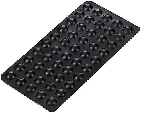 Self-Adhesive Bumper Pads Hemispherical Shape Noise Dampening 8mmx4mm Rubber Feet for Cabinets, Small Appliances, Electronics