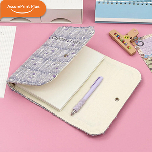 Agenda/Planner Ricaricabile con Anelli in Tessuto Scozzese A5 A6 <span class=keywords><strong>A4</strong></span> B5, Stile Carino Personalizzato, con Copertina in Tweed Intrecciato, Regalo per Donne e Ragazze - Product Image 4