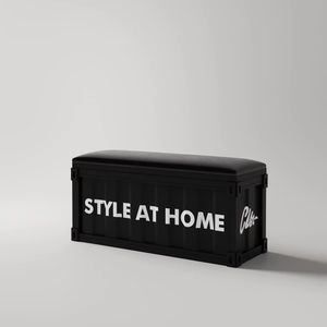 Tabouret de changement de chaussures en fer forgé de style café banc <span class=keywords><strong>casier</strong></span> à thé au lait de gymnastique industrielle pour chaussures d'essai de magasin - Product Image 1