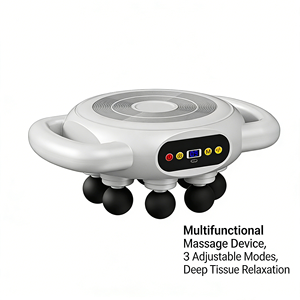 ปืนนวดกล้ามเนื้อแบบให้ความร้อน 8 หัว ปรับความเร็วได้หลายระดับ สำหรับนวดขา คอ และหน้าท้อง - Product Image 4