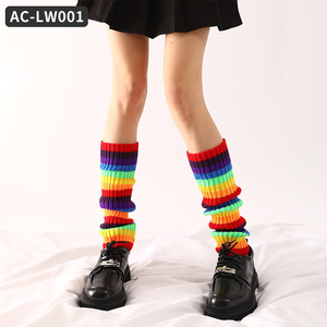 Wholesale New Leg Warmers Leggings Warm Socks Gym Fitness Basketball <strong>Colorful</strong> Sports Socks Leg Warmers for Women Leg Warmers - Product Image 1
