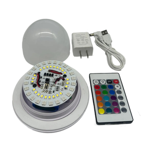 Modules lumineux LED à vis en plastique pour meubles lumineux, cube, boule, supports de lampes à base LED rechargeables - Product Image 2