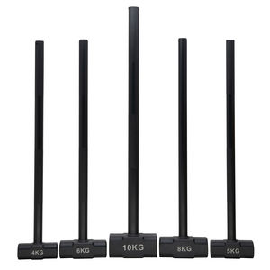 Hammerbell lesté en acier professionnel pour les entraînements fonctionnels Logo personnalisé gratuit poignée moletée entraînement de force Portable - Product Image 1