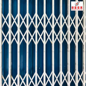 <span class=keywords><strong>Design</strong></span> moderno antifurto porta di sicurezza in lega di alluminio retrattile con scorrevole pieghevole e griglia di sicurezza per l'ingresso del centro commerciale - Product Image 5