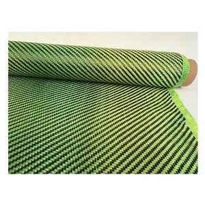 Twill Weave Colorful Carbon Aramid Hybrid Cloth